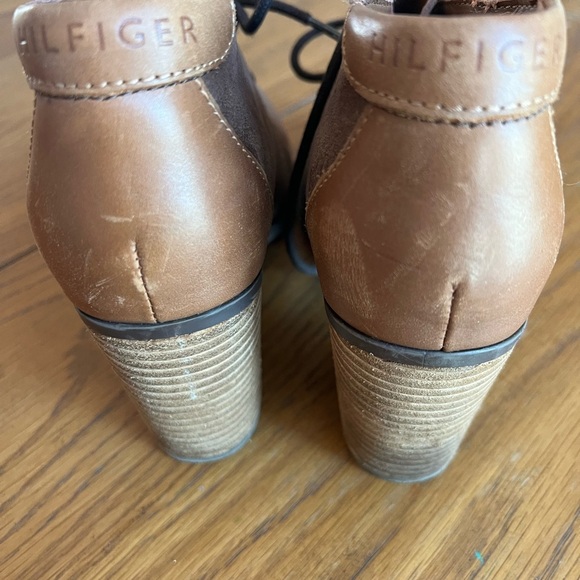 Tommy Hilfiger Brown Leather Women's Ankle Boots size 6 - Picture 6 of 10